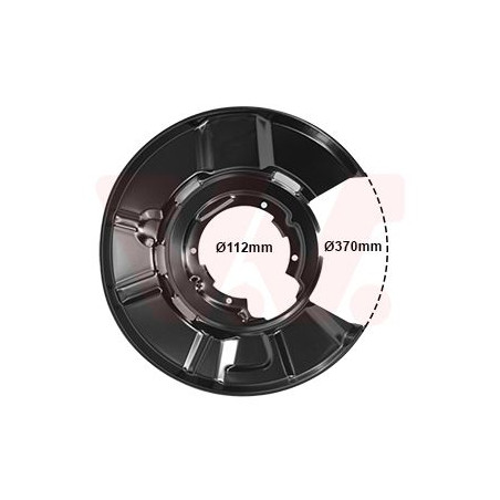 Protection disque frein arrière droit