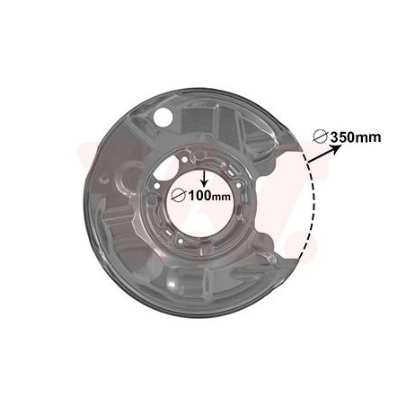 Protection disque frein arrière droit