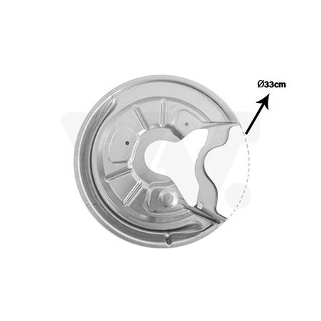 Protection disque frein arrière droit