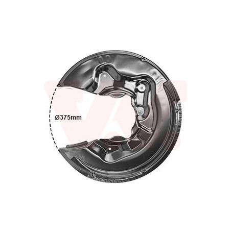 Protection disque frein arrière droit