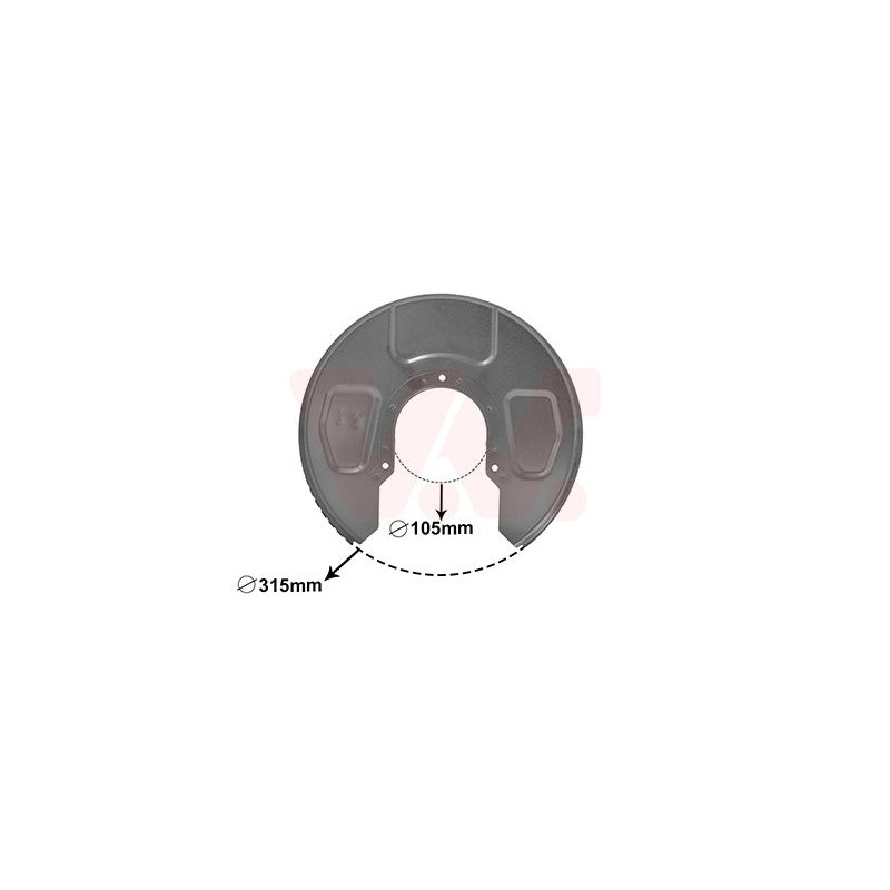 PROTECTION DISQUE FREIN ARRIERE DROIT 