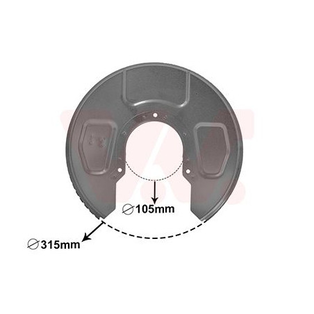 PROTECTION DISQUE FREIN ARRIERE DROIT 