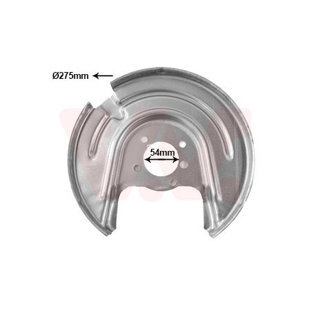 Protection disque frein arrière droit
