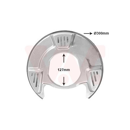 Protection disque frein arrière droit