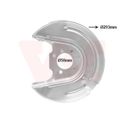 Protection disque frein arrière droit