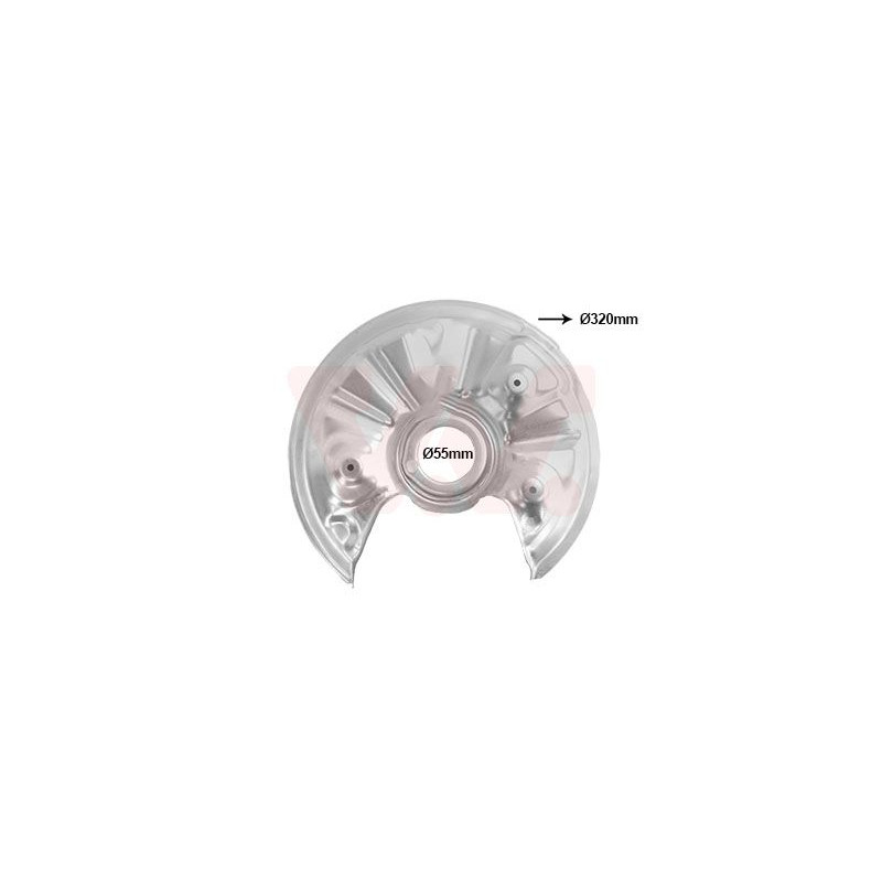 Protection disque frein arrière droit pour diamètre du disque de frein [mm]  300-310 pas 4x4