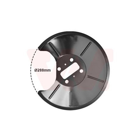 Protection disque frein arrière droit