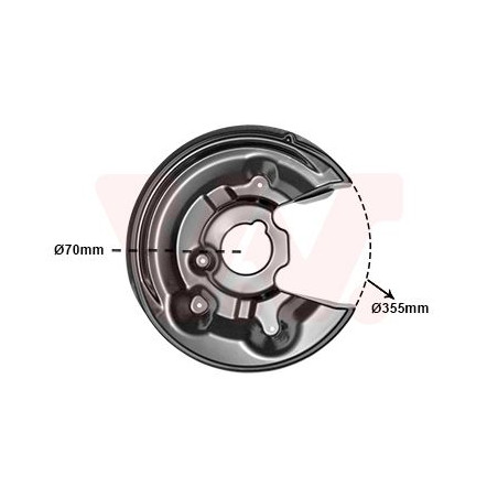 PROTECTION DISQUE FREIN ARRIERE DROIT 