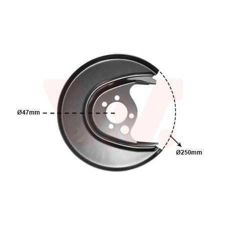 PROTECTION DISQUE FREIN ARRIERE DROIT 