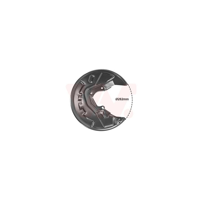 Protection disque frein arrière gauche