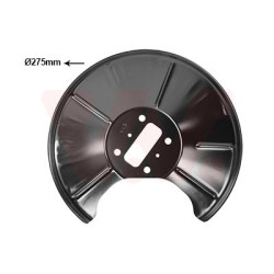 Protection disque frein arrière gauche