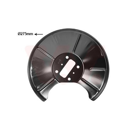 Protection disque frein arrière gauche