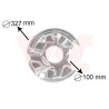 Protection disque frein arrière gauche