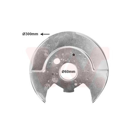 Protection disque frein arrière gauche