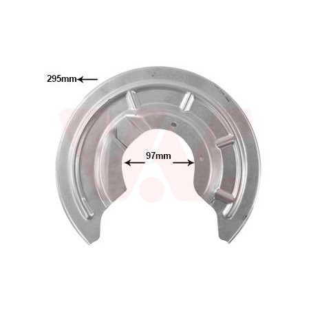 Protection disque frein arrière gauche