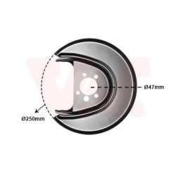 PROTECTION DISQUE FREIN ARRIERE GAUCHE 