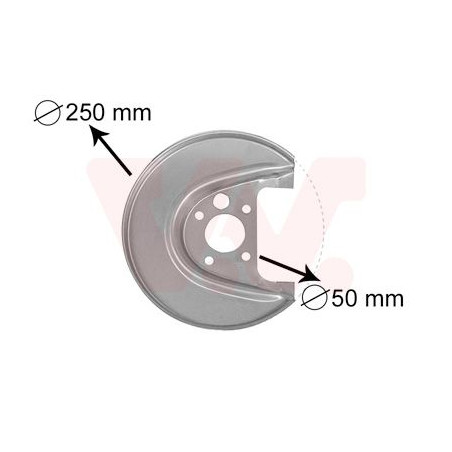 PROTECTION DISQUE FREIN ARRIERE GAUCHE 