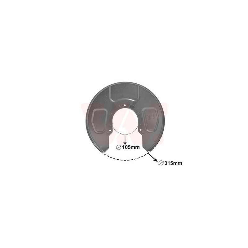 PROTECTION DISQUE FREIN ARRIERE GAUCHE 