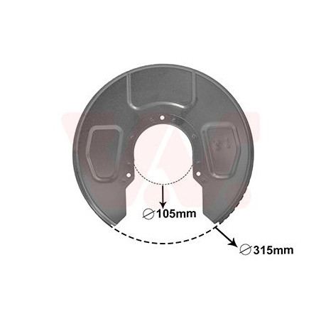 PROTECTION DISQUE FREIN ARRIERE GAUCHE 