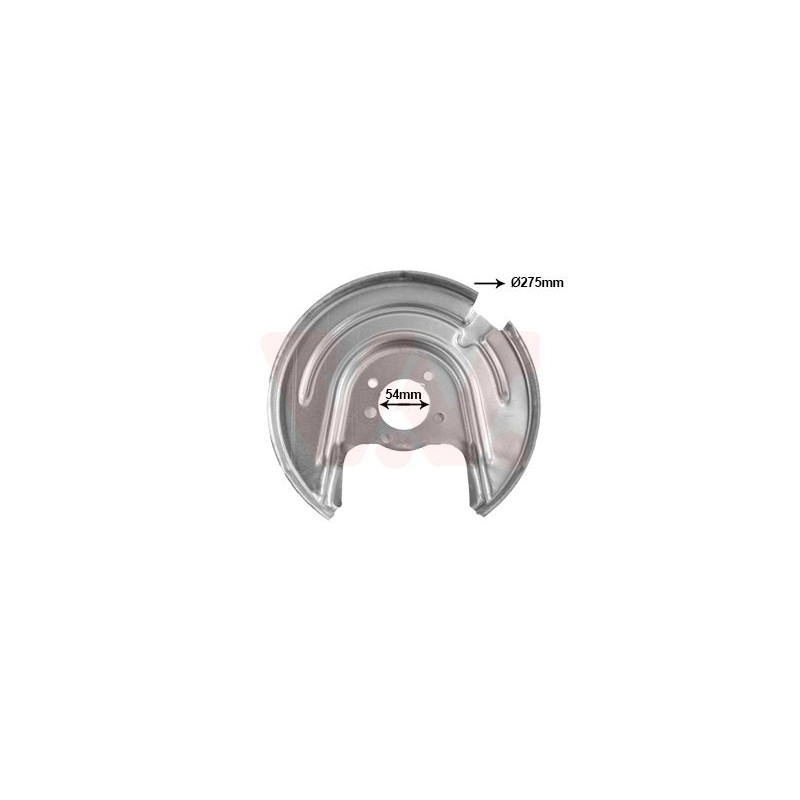 Protection disque frein arrière gauche