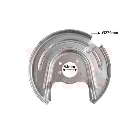 Protection disque frein arrière gauche