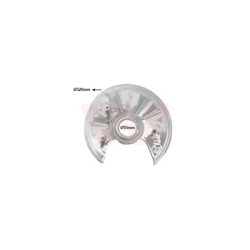 Protection disque frein arrière gauche pour diamètre du disque de frein [mm]  300-310 pas 4x4