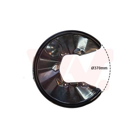 Protection disque frein arrière gauche