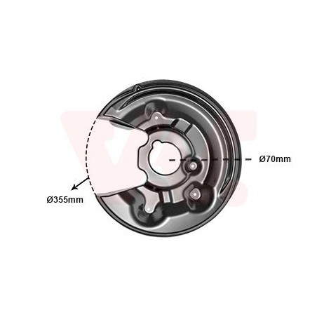 PROTECTION DISQUE FREIN ARRIERE GAUCHE 