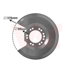 Protection disque frein arrière gauche ou droit