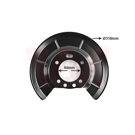 Protection disque frein arrière gauche ou droit