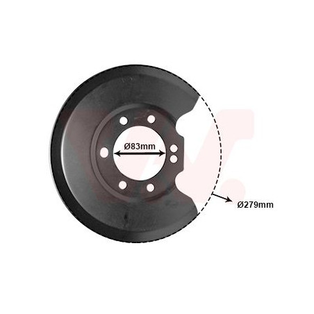 Protection disque frein arrière gauche ou droit