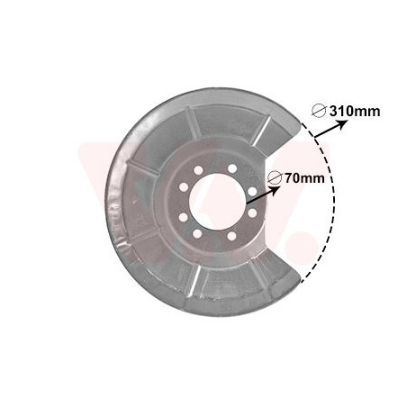 Protection disque frein arrière gauche ou droit