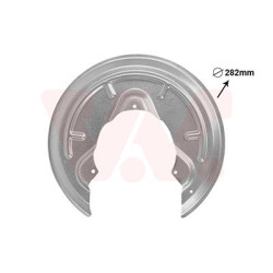 Protection disque frein arrière gauche ou droit pour diamètre du disque de frein [mm]  240