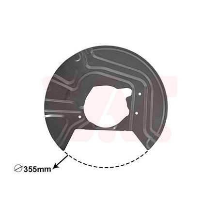 Protection disque frein avant droit