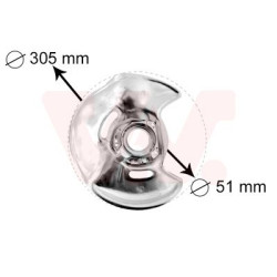 Protection disque frein avant droit
