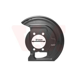 Protection disque frein avant droit