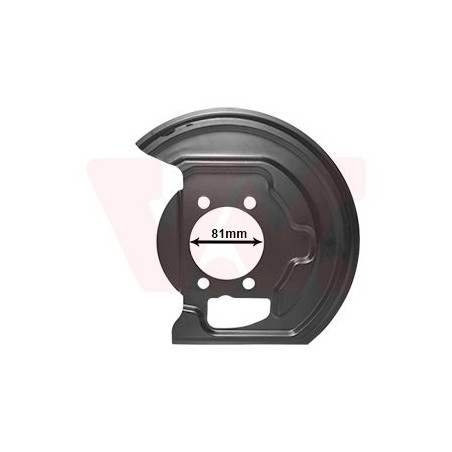 Protection disque frein avant droit