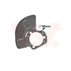 Protection disque frein avant droit