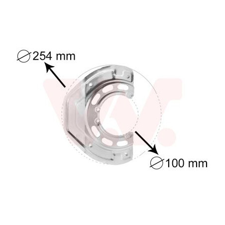 Protection disque frein avant droit