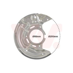 Protection disque frein avant droit
