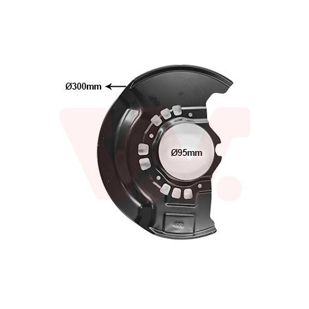 Protection disque frein avant droit