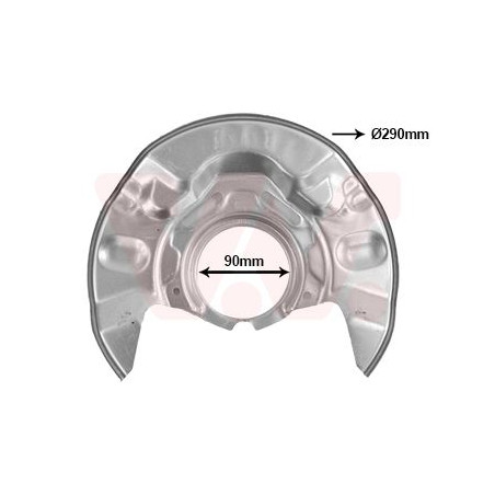 Protection disque frein avant droit