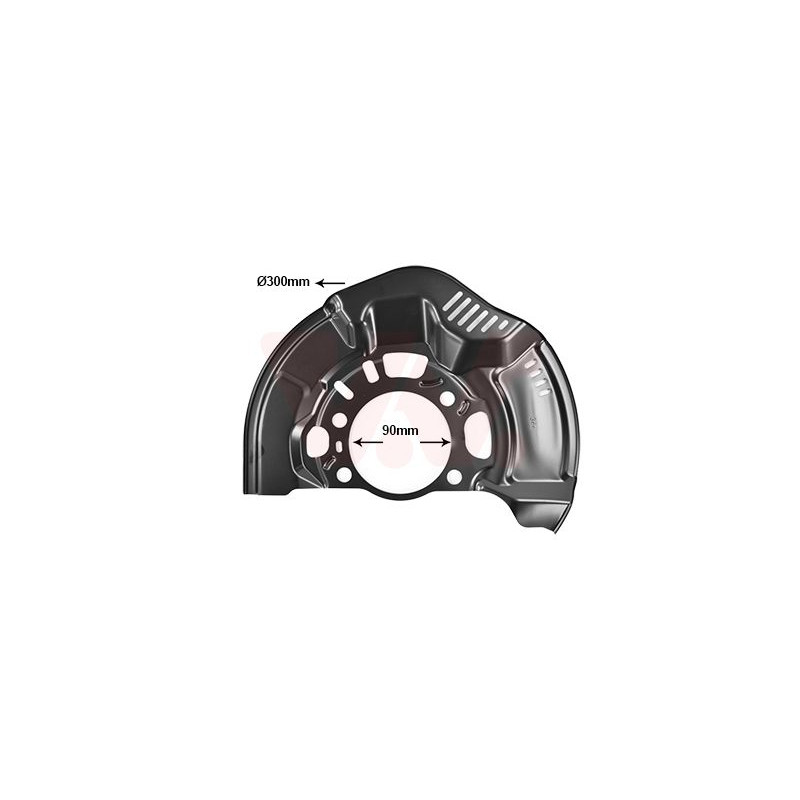 Protection disque frein avant droit