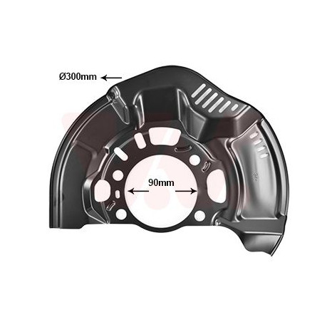 Protection disque frein avant droit