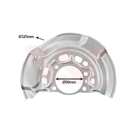 Protection disque frein avant droit