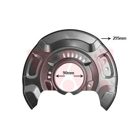 Protection disque frein avant droit