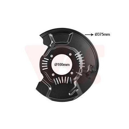 Protection disque frein avant droit