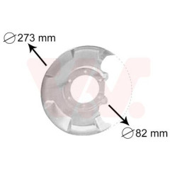 Protection disque frein avant droit