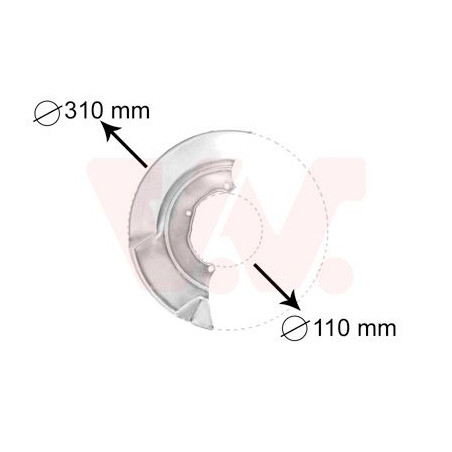 PROTECTION DISQUE FREIN AVANT DROIT 