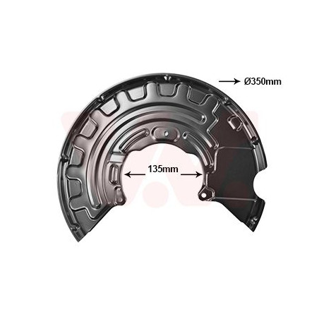 Protection disque frein avant droit